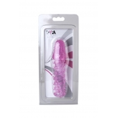 Розовая насадка с нежными шипами - 13,5 см. - Toyfa Basic - в Твери купить с доставкой