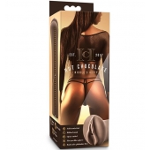 Коричневый мастубратор-вагина Nicole s Kitty - Blush Novelties - в Твери купить с доставкой
