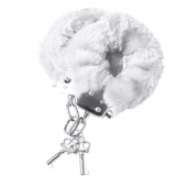 Наручники с белой меховой опушкой - ToyFa - купить с доставкой в Твери