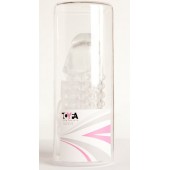 Гелевая прозрачная насадка с 2 отростками - 13 см. - Toyfa Basic - в Твери купить с доставкой