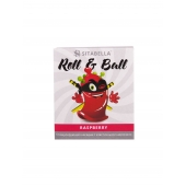 Стимулирующий презерватив-насадка Roll   Ball Raspberry - Sitabella - купить с доставкой в Твери