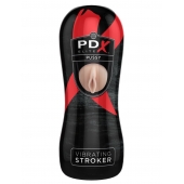 Мастурбатор-вагина Vibrating Pussy Stroker с вибрацией - Pipedream - в Твери купить с доставкой