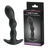 Черный анальный стимулятор простаты с вибрацией Special Anal Massager - 14,5 см. - Baile - в Твери купить с доставкой