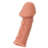 Насадка на фаллос с пузыриками, венками и ребристостью KOKOS Extreme Sleeve 09 - 12,7 см. - KOKOS - в Твери купить с доставкой
