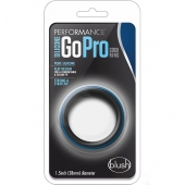 Черно-синее эрекционное кольцо Silicone Go Pro Cock Ring - Blush Novelties - в Твери купить с доставкой