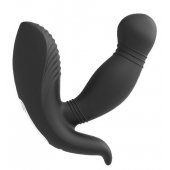 Черный вибромассажер простаты PROSTATE HERO - Dream Toys - в Твери купить с доставкой