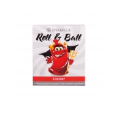Стимулирующий презерватив-насадка Roll   Ball Cherry - Sitabella - купить с доставкой в Твери