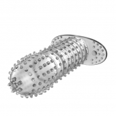 Закрытая прозрачная насадка Crystal sleeve - 12 см. - Erowoman-Eroman - в Твери купить с доставкой