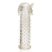 Закрытая прозрачная насадка на пенис Crystal Sleeve Faraon - 13,5 см. - Erowoman-Eroman - в Твери купить с доставкой