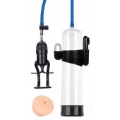 Прозрачная вакуумная вибропомпа Sex Expert с насадкой-вагиной - Sex Expert - в Твери купить с доставкой