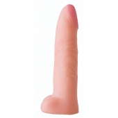 Телесная насадка на Harness с коннектором BLACK LINE - 18,5 см. - LOVETOY (А-Полимер) - купить с доставкой в Твери