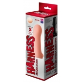 Телесная насадка на Harness с коннектором RED LINE - 13 см. - LOVETOY (А-Полимер) - купить с доставкой в Твери