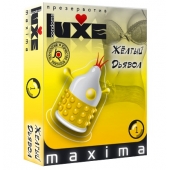 Презерватив LUXE Maxima  Желтый дьявол  - 1 шт. - Luxe - купить с доставкой в Твери