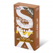 Презервативы Sagami Xtreme FEEL UP с точечной текстурой и линиями прилегания - 10 шт. - Sagami - купить с доставкой в Твери