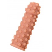 Телесная реалистичная насадка KOKOS Extreme Sleeve 02 с дополнительной стимуляцией - 12,7 см. - KOKOS - в Твери купить с доставкой