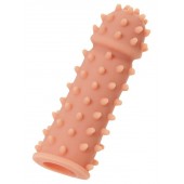 Телесная реалистичная насадка KOKOS Extreme Sleeve 03 с дополнительной стимуляцией - 12,7 см. - KOKOS - в Твери купить с доставкой