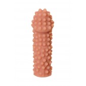 Телесная реалистичная насадка KOKOS Extreme Sleeve 10 с дополнительной стимуляцией - 14,7 см. - KOKOS - в Твери купить с доставкой