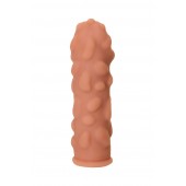 Телесная реалистичная насадка KOKOS Extreme Sleeve 11 с дополнительной стимуляцией - 12,7 см. - KOKOS - в Твери купить с доставкой