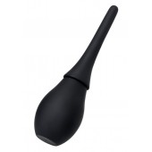 Черный силиконовый анальный душ A-toys с гладким наконечником - A-toys - купить с доставкой в Твери