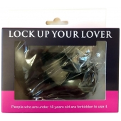 Черные меховые наручники Love с ключиками - Baile - купить с доставкой в Твери