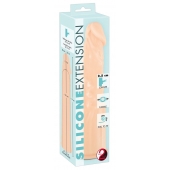 Телесная насадка-удлинитель Silicone Extension - 19 см. - Orion - в Твери купить с доставкой