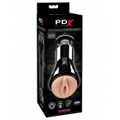Телесный вибромастурбатор-вагина Cock Compressor Vibrating Stroker - Pipedream - в Твери купить с доставкой