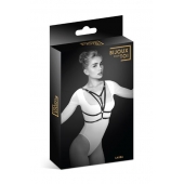 Черная упряжь на грудь Laura - Bijoux Pour Toi - купить с доставкой в Твери