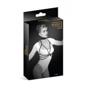 Черная упряжь на грудь Julia - Bijoux Pour Toi - купить с доставкой в Твери