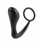 Эрекционное кольцо с анальной пробкой Ass-Gasm Cockring Plug - Pipedream - в Твери купить с доставкой
