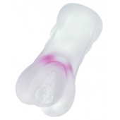 Прозрачный реалистичный мастурбатор Juicy Pussy Crystal Rose - ToyFa - в Твери купить с доставкой