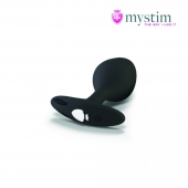 Черная пробка Mystim Rocking Vibe S с возможностью подключения к электростимулятору - 9,7 см. - MyStim - купить с доставкой в Твери