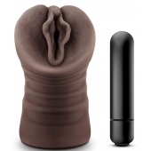 Коричневый мастурбатор-вагина Alexis - Blush Novelties - в Твери купить с доставкой