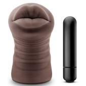 Коричневый мастурбатор-ротик Renee - Blush Novelties - в Твери купить с доставкой