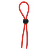 Красное эрекционное лассо с одной бусиной-утяжкой STRETCHY THIN LASSO - Dream Toys - в Твери купить с доставкой