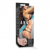 Телесный мастурбатор-ротик Angie - Blush Novelties - в Твери купить с доставкой