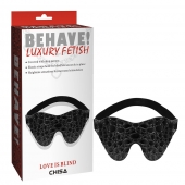 Черная маска на глаза Behave - Chisa - купить с доставкой в Твери