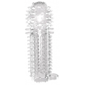 Закрытая прозрачная насадка на пенис с шипиками Nubby Sleeve - 14,5 см. - Chisa - в Твери купить с доставкой