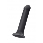 Черный фаллос на присоске Silicone Bendable Dildo XL - 20 см. - Strap-on-me - купить с доставкой в Твери