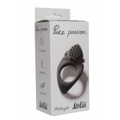 Черное эрекционное виброкольцо Pure Passion Midnight - Lola Games - в Твери купить с доставкой