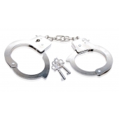Металлические наручники Beginner s Metal Cuffs - Pipedream - купить с доставкой в Твери
