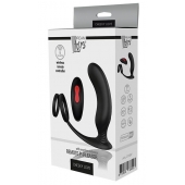 Черный массажер простаты REMOTE P-PLEASER - Dream Toys - в Твери купить с доставкой