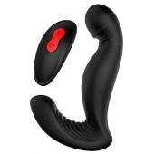Черный вибромассажер простаты SWIRLING P-PLEASER - Dream Toys - в Твери купить с доставкой