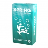 Презервативы SPRING BUBBLES с пупырышками - 12 шт. - SPRING - купить с доставкой в Твери