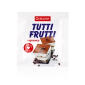 Пробник гель-смазки Tutti-frutti со вкусом тирамису - 4 гр. - Биоритм - купить с доставкой в Твери