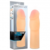 Телесная насадка-удлинитель на пенис PERFORMANCE 1.5INCH COCK XTENDER - 16 см. - Blush Novelties - в Твери купить с доставкой
