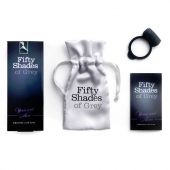 Темно-серое эрекционное кольцо Vibrating Love Ring с вибрацией - Fifty Shades of Grey - в Твери купить с доставкой