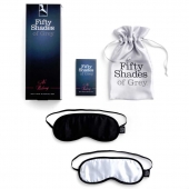 Набор из двух масок на глаза Soft Blindfold Twin Pack - Fifty Shades of Grey - купить с доставкой в Твери
