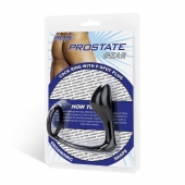 Стимулятор простаты с фиксацией эрекционным кольцом Prostate Gear - BlueLine - в Твери купить с доставкой