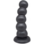 Черная насадка-плаг на харнесс PLATINUM 9 - 24 см. - LOVETOY (А-Полимер) - купить с доставкой в Твери