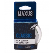 Классические презервативы в пластиковом кейсе MAXUS Classic - 3 шт. - Maxus - купить с доставкой в Твери